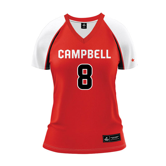 Campbell - NCAA Women's Volleyball : Ava Van Groningen - NCAA Volleyball Orange Volleyball Jersey