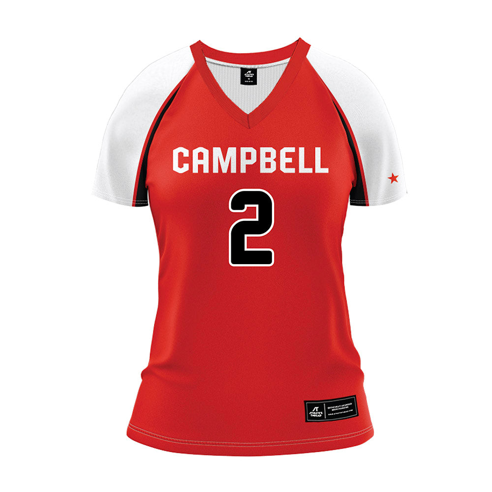 Campbell - NCAA Women's Volleyball : Olivia Miller - NCAA Volleyball Orange Volleyball Jersey