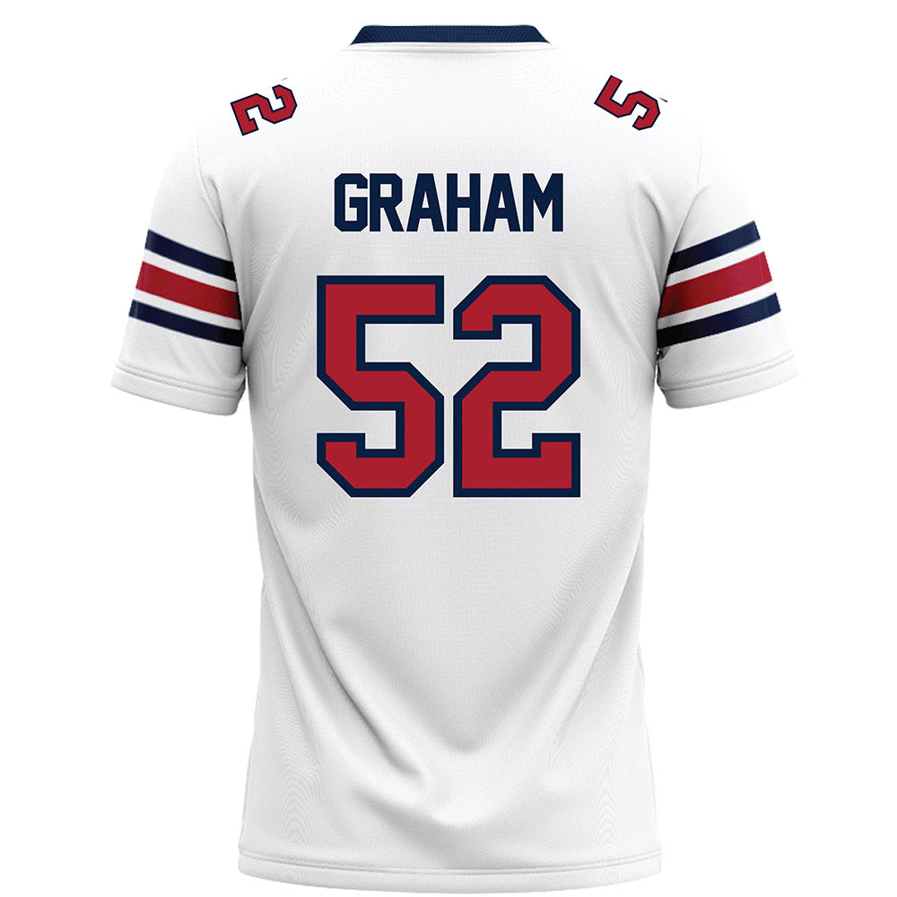 Liberty - NCAA Football : Jonathan Graham - White Football Jersey