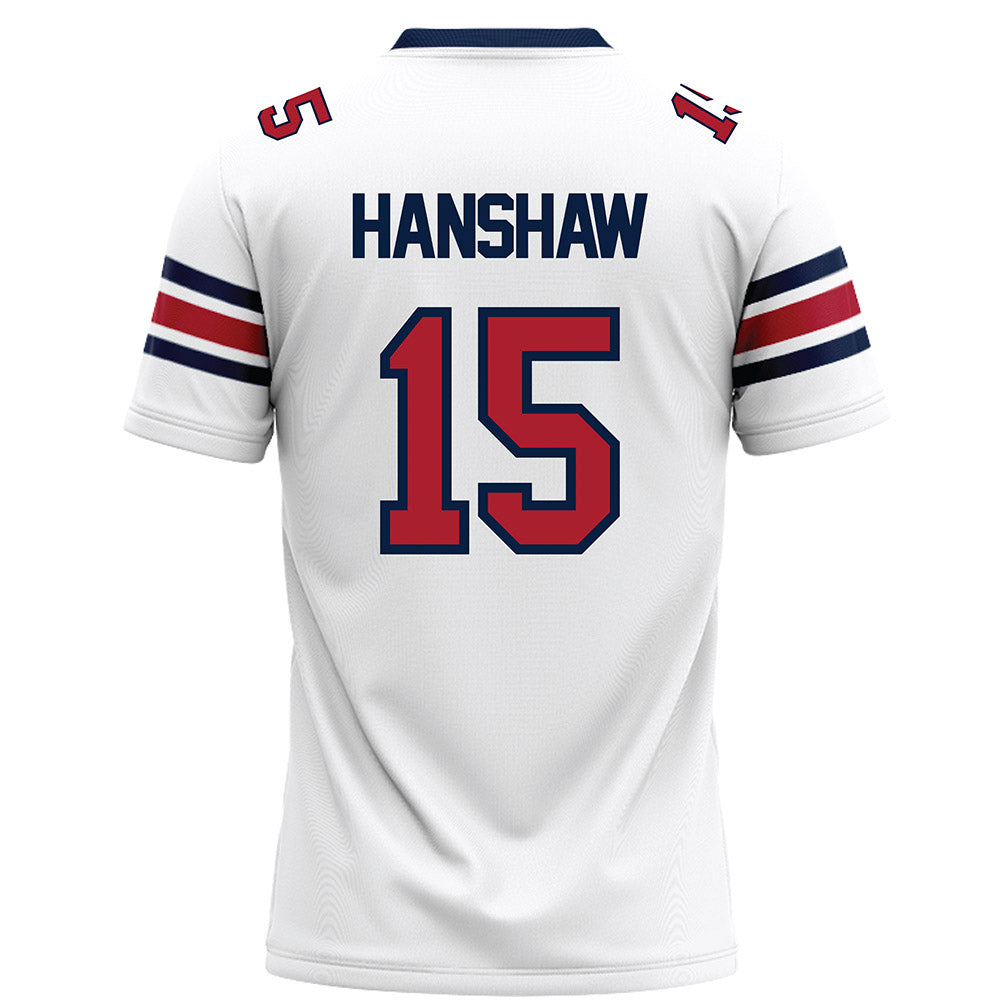 Liberty - NCAA Football : Bentley Hanshaw - White Football Jersey