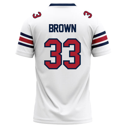 Liberty - NCAA Football : Lawrence Brown - White Football Jersey