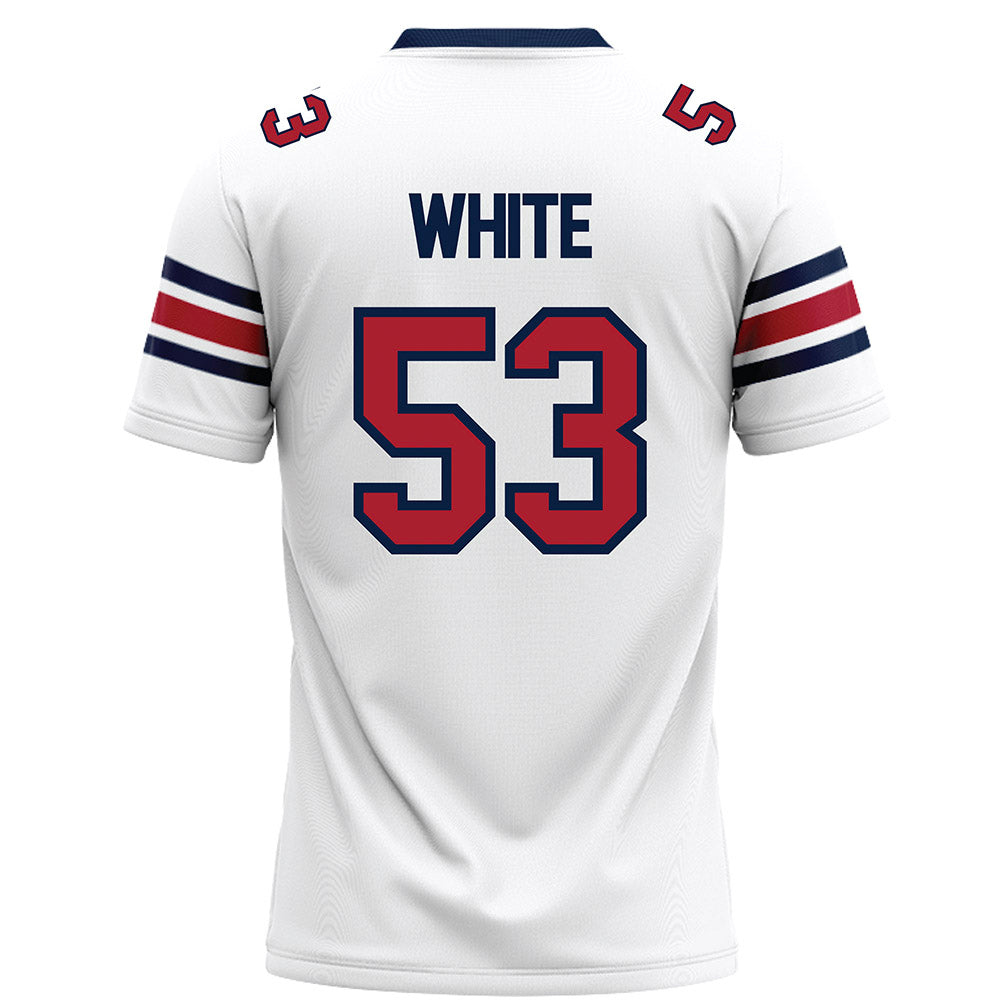Liberty - NCAA Football : Jordan White - White Football Jersey