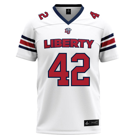 Liberty - NCAA Football : Nicholas Brown - White Football Jersey