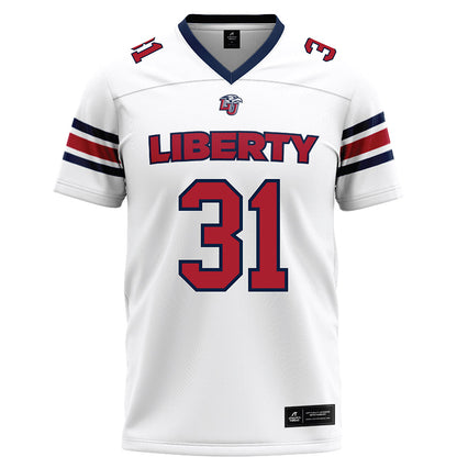 Liberty - NCAA Football : Cole Peterlin - White Football Jersey