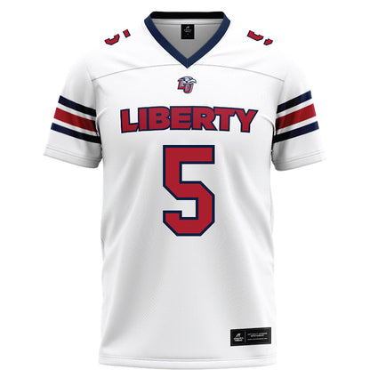Liberty - NCAA Football : Elijah Hopkins - White Football Jersey