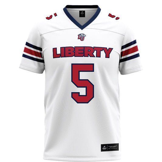 Liberty - NCAA Football : Elijah Hopkins - White Football Jersey