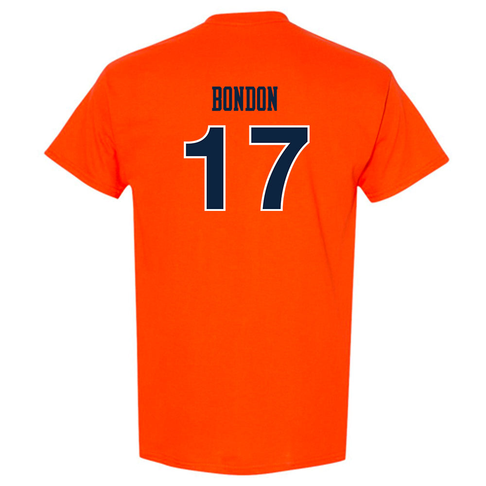 Auburn - NCAA Women's Soccer : Maddison Bondon - Orange Replica Shersey Short Sleeve T-Shirt