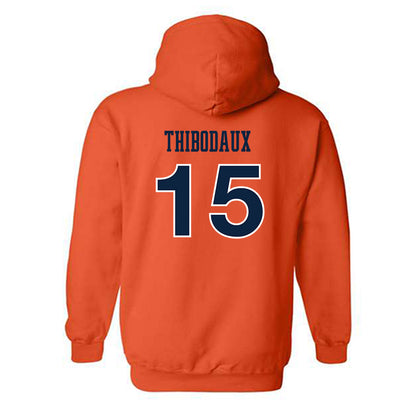 Auburn - NCAA Women's Soccer : Sydnie Thibodaux - Orange Replica Shersey Hooded Sweatshirt