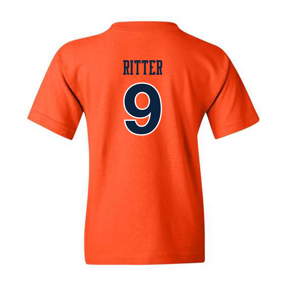 Auburn - NCAA Women's Soccer : Sydney Ritter - Orange Replica Shersey Youth T-Shirt