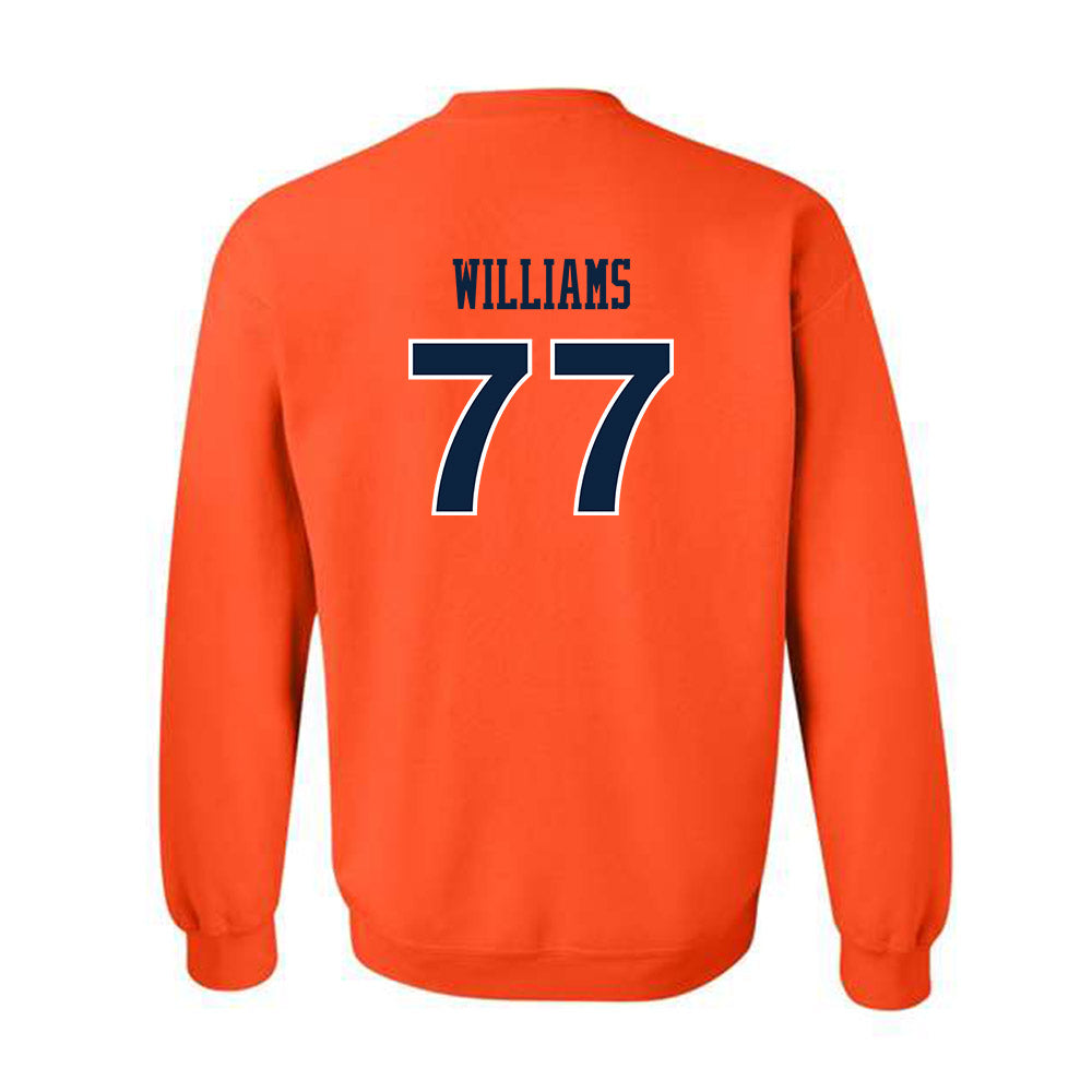 Auburn - NCAA Women's Soccer : Mya Williams - Orange Replica Shersey Sweatshirt