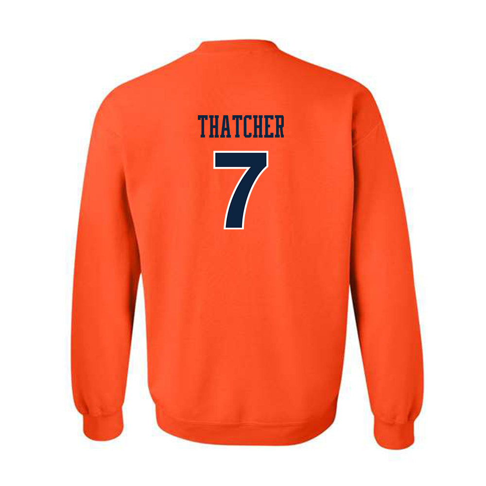 Auburn - NCAA Women's Soccer : Carly Thatcher - Orange Replica Shersey Sweatshirt