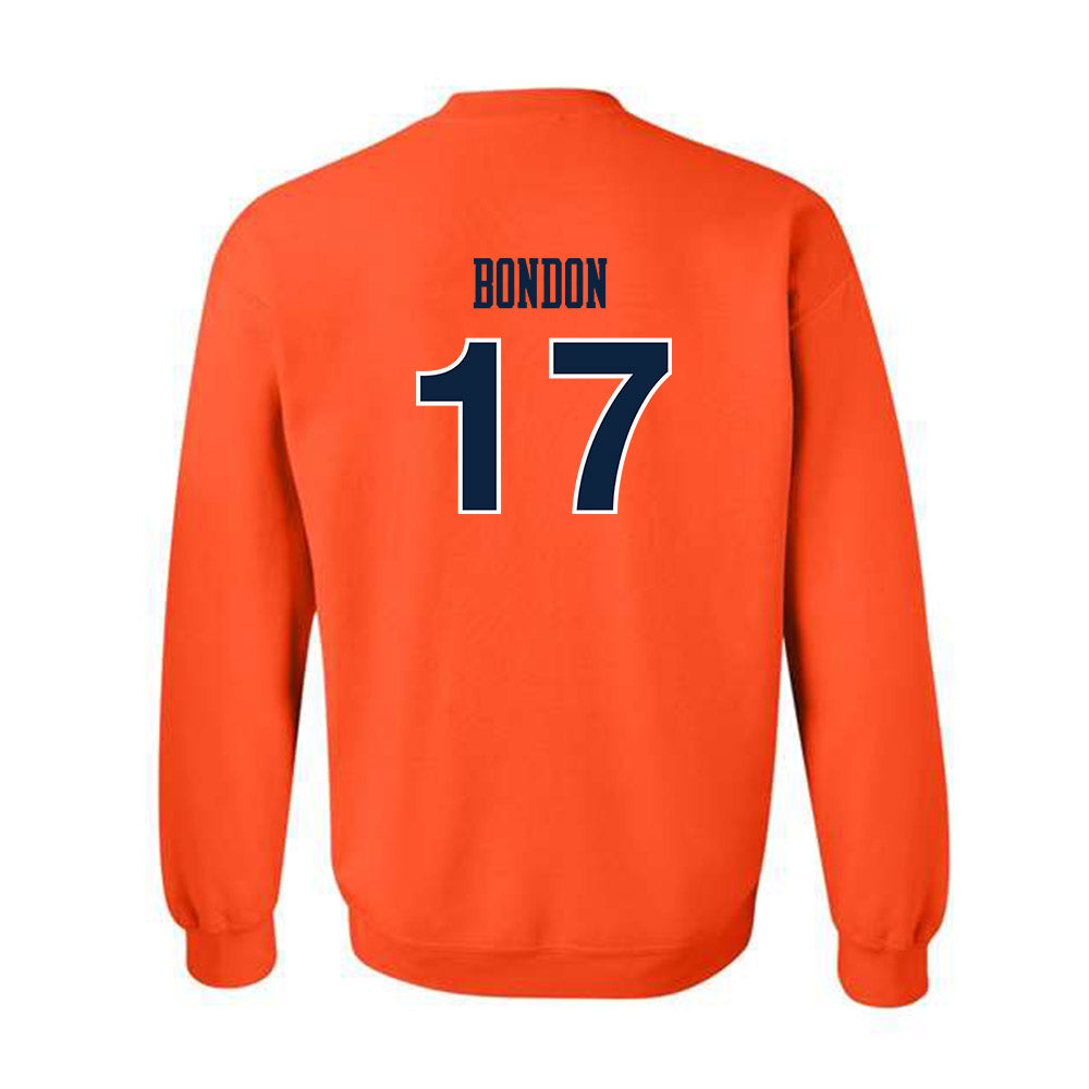 Auburn - NCAA Women's Soccer : Maddison Bondon - Orange Replica Shersey Sweatshirt