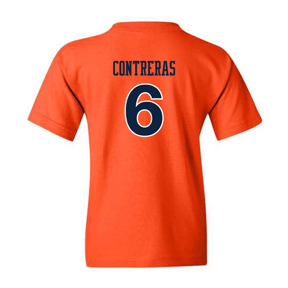 Auburn - NCAA Women's Soccer : Becky Contreras - Orange Replica Shersey Youth T-Shirt