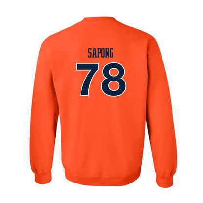Auburn - NCAA Women's Soccer : Jenna Sapong - Orange Replica Shersey Sweatshirt