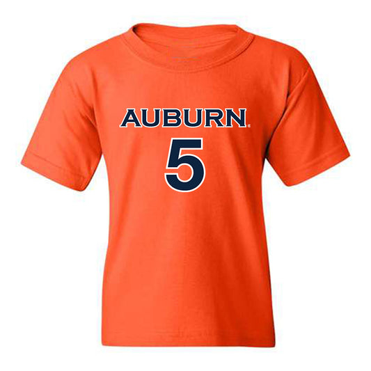 Auburn - NCAA Women's Soccer : Jessica Osborne - Orange Replica Shersey Youth T-Shirt