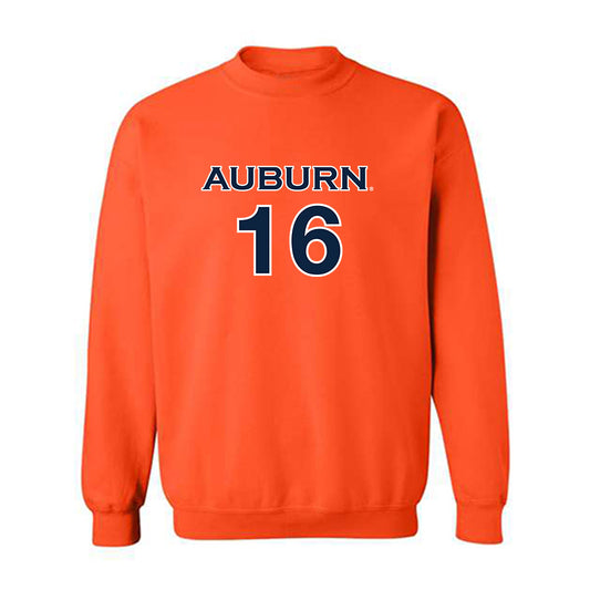 Auburn - NCAA Women's Soccer : Dylan Driver - Orange Replica Shersey Sweatshirt