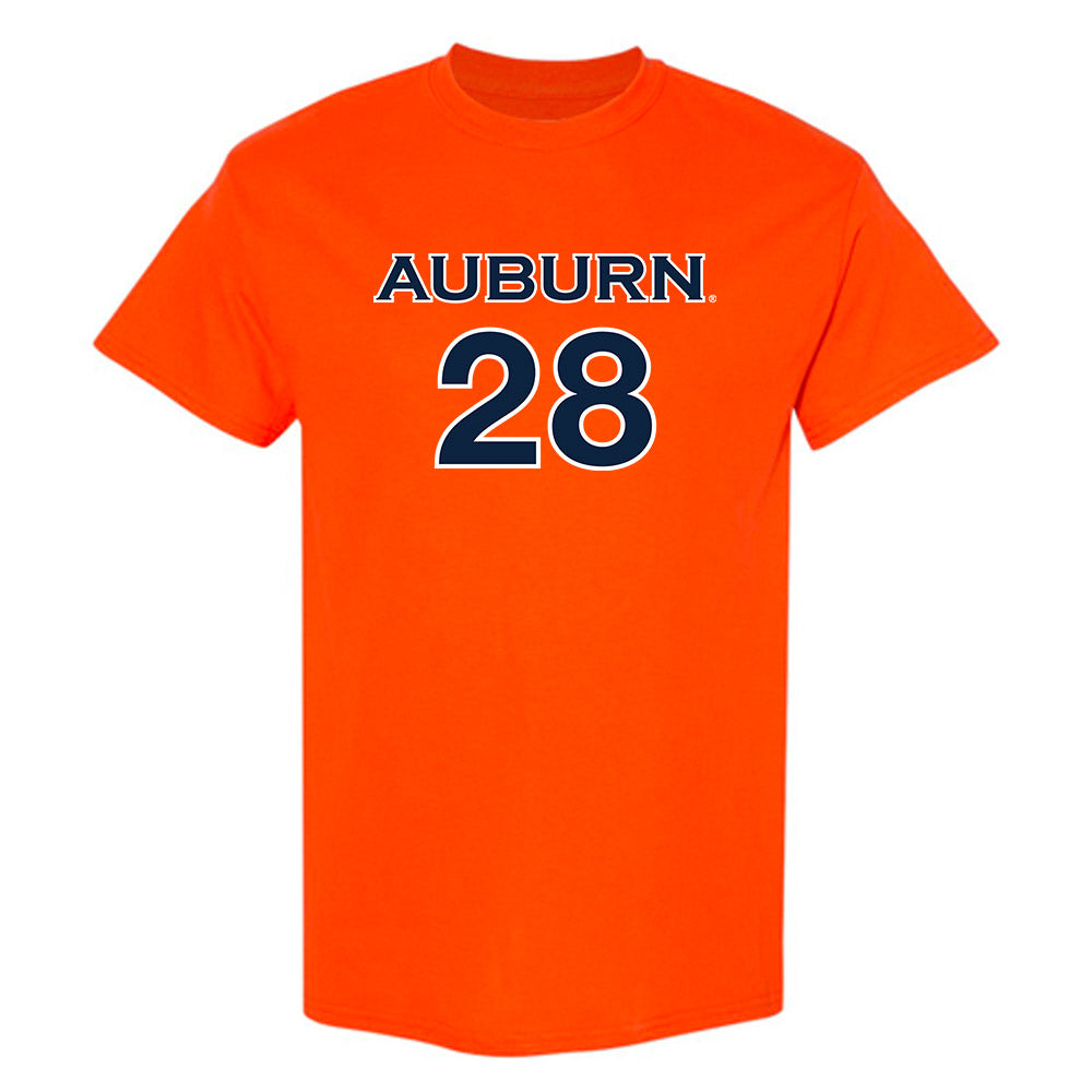 Auburn - NCAA Women's Soccer : Erin Houston - Orange Replica Shersey Short Sleeve T-Shirt