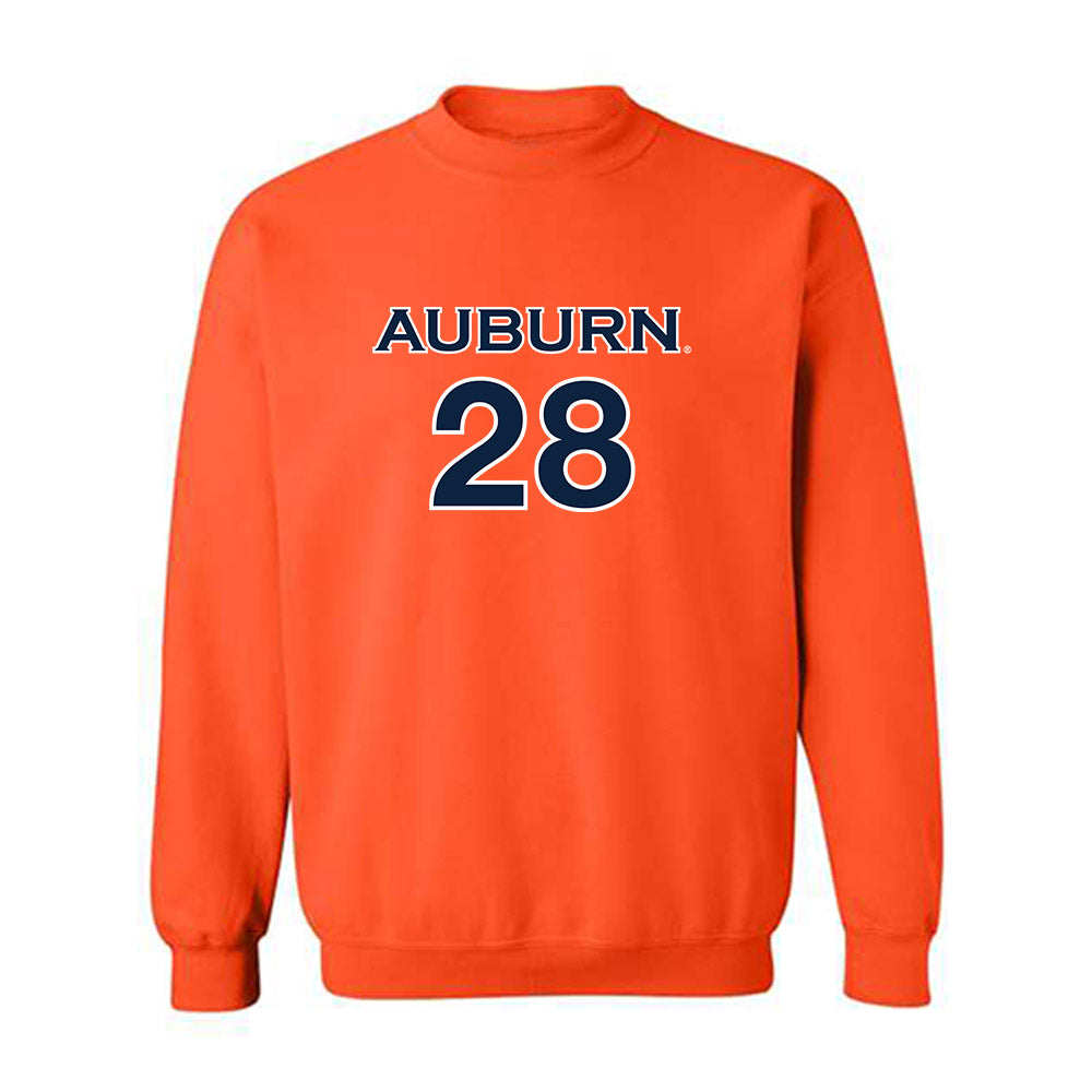 Auburn - NCAA Women's Soccer : Erin Houston - Orange Replica Shersey Sweatshirt