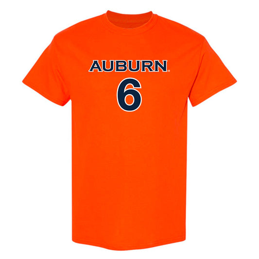 Auburn - NCAA Women's Soccer : Becky Contreras - Orange Replica Shersey Short Sleeve T-Shirt