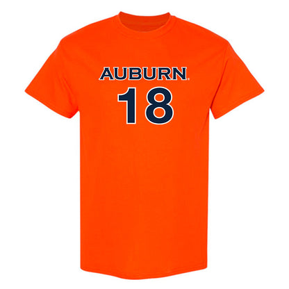 Auburn - NCAA Women's Soccer : Jaycie Silhan - Orange Replica Shersey Short Sleeve T-Shirt