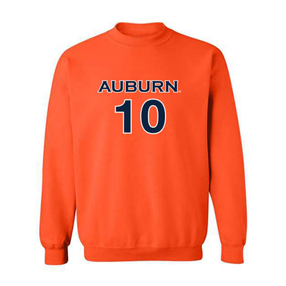 Auburn - NCAA Women's Soccer : Samantha Brown - Orange Replica Shersey Sweatshirt