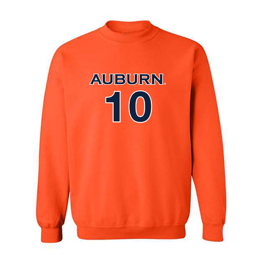 Auburn - NCAA Women's Soccer : Samantha Brown - Orange Replica Shersey Sweatshirt