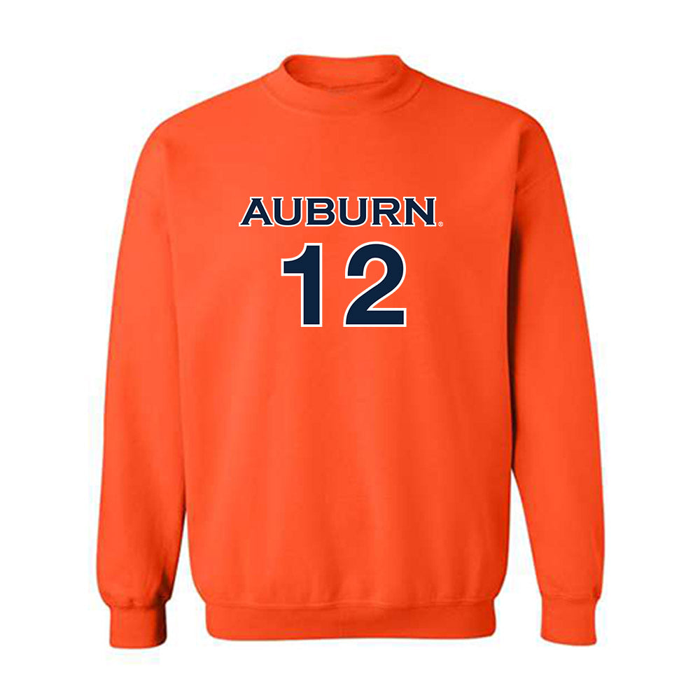 Auburn - NCAA Women's Soccer : Haley Duca - Orange Replica Shersey Sweatshirt