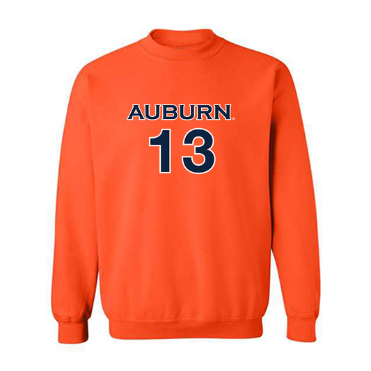 Auburn - NCAA Women's Soccer : Taylor Richards - Orange Replica Shersey Sweatshirt