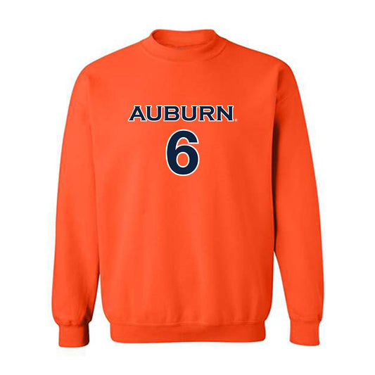 Auburn - NCAA Women's Soccer : Becky Contreras - Orange Replica Shersey Sweatshirt