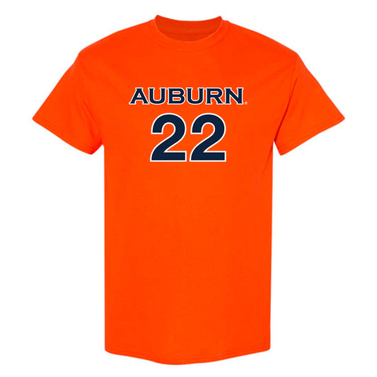 Auburn - NCAA Women's Soccer : Olivia Woodson - Orange Replica Shersey Short Sleeve T-Shirt