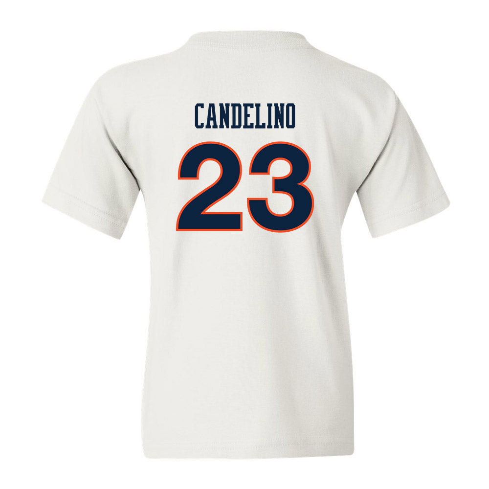 Auburn - NCAA Women's Soccer : Olivia Candelino - White Replica Shersey Youth T-Shirt