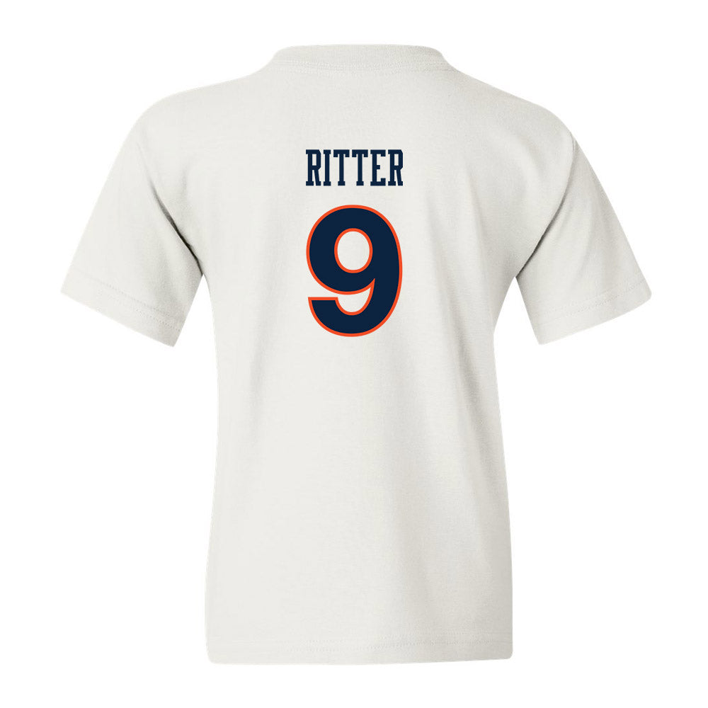 Auburn - NCAA Women's Soccer : Sydney Ritter - White Replica Shersey Youth T-Shirt
