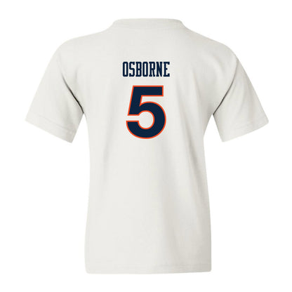 Auburn - NCAA Women's Soccer : Jessica Osborne - White Replica Shersey Youth T-Shirt