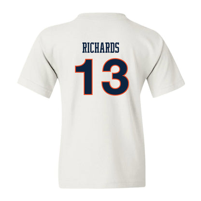 Auburn - NCAA Women's Soccer : Taylor Richards - White Replica Shersey Youth T-Shirt