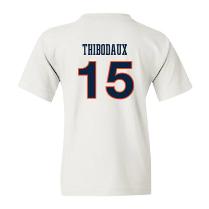 Auburn - NCAA Women's Soccer : Sydnie Thibodaux - White Replica Shersey Youth T-Shirt