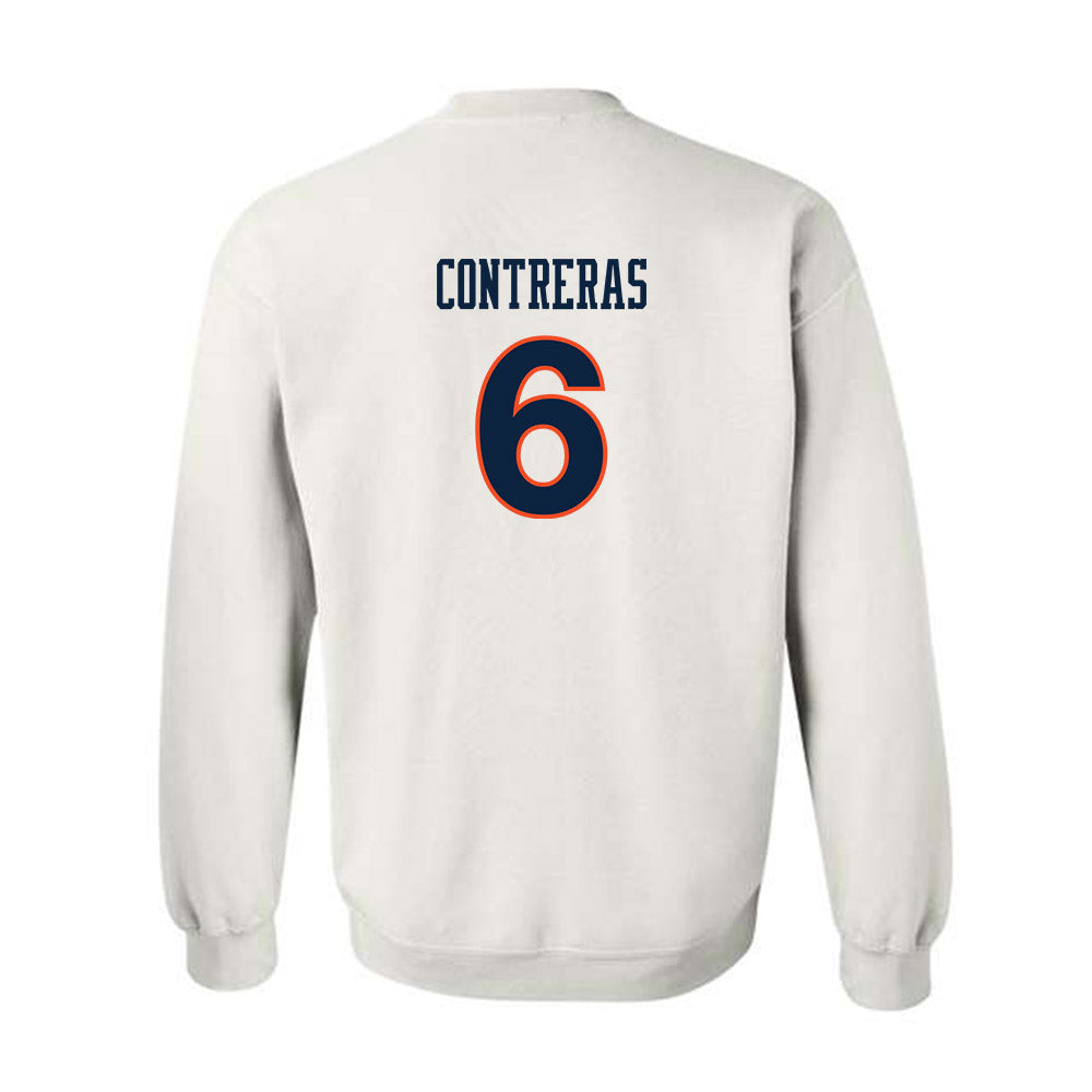 Auburn - NCAA Women's Soccer : Becky Contreras - White Replica Shersey Sweatshirt
