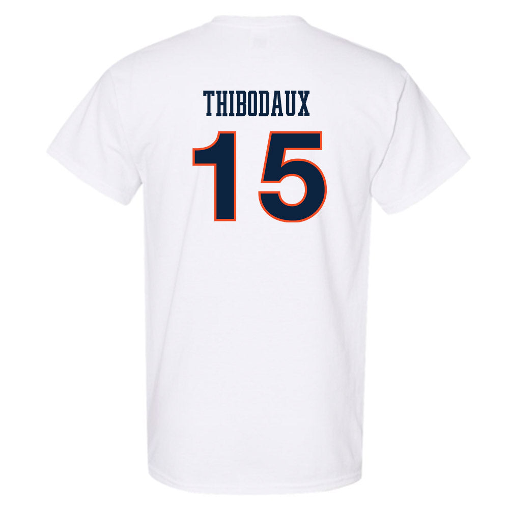 Auburn - NCAA Women's Soccer : Sydnie Thibodaux - White Replica Shersey Short Sleeve T-Shirt