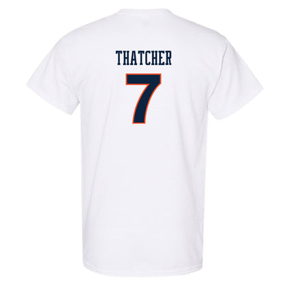 Auburn - NCAA Women's Soccer : Carly Thatcher - White Replica Shersey Short Sleeve T-Shirt