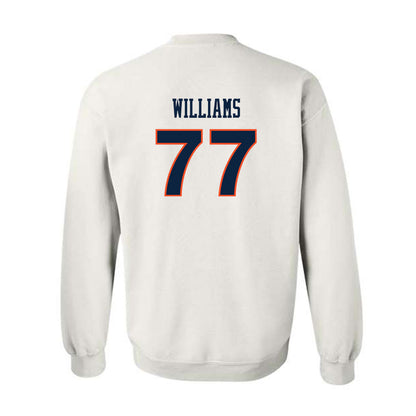 Auburn - NCAA Women's Soccer : Mya Williams - White Replica Shersey Sweatshirt