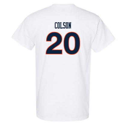 Auburn - NCAA Women's Soccer : Hayden Colson - White Replica Shersey Short Sleeve T-Shirt