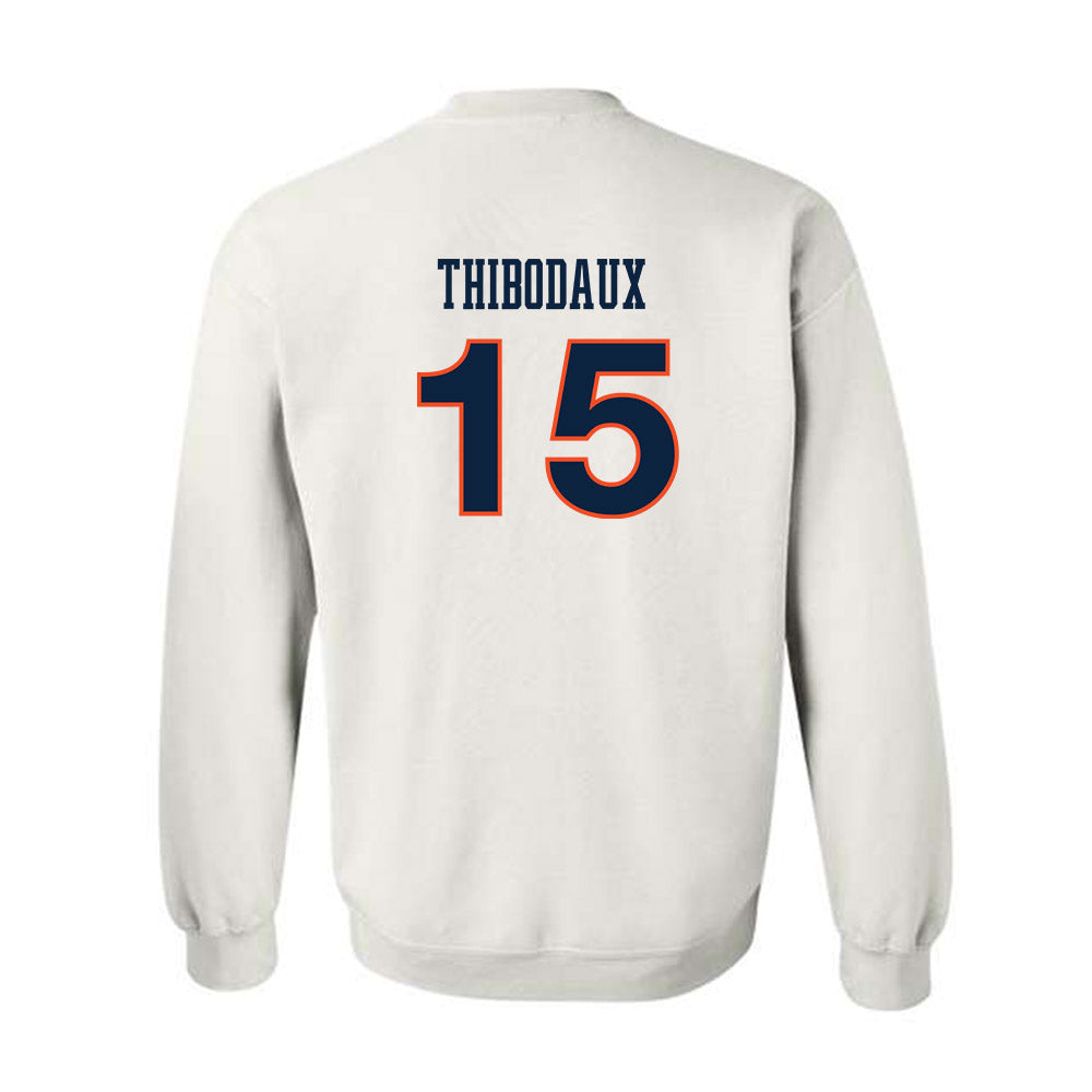 Auburn - NCAA Women's Soccer : Sydnie Thibodaux - White Replica Shersey Sweatshirt