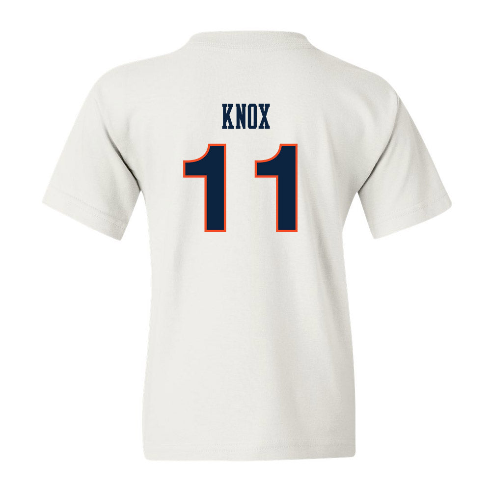 Auburn - NCAA Women's Soccer : LJ Knox - White Replica Shersey Youth T-Shirt