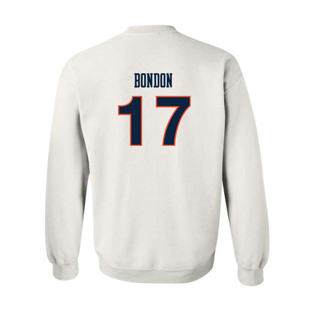 Auburn - NCAA Women's Soccer : Maddison Bondon - White Replica Shersey Sweatshirt