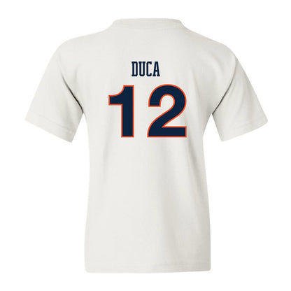 Auburn - NCAA Women's Soccer : Haley Duca - White Replica Shersey Youth T-Shirt