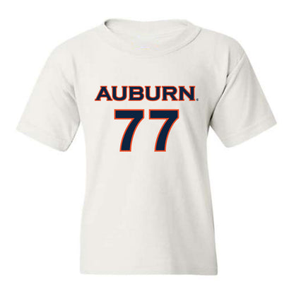 Auburn - NCAA Women's Soccer : Mya Williams - White Replica Shersey Youth T-Shirt