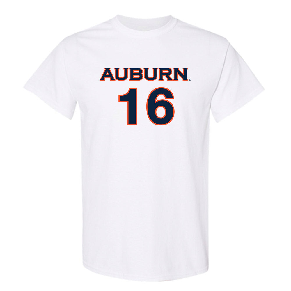 Auburn - NCAA Women's Soccer : Dylan Driver - White Replica Shersey Short Sleeve T-Shirt