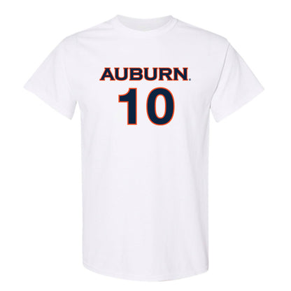 Auburn - NCAA Women's Soccer : Samantha Brown - White Replica Shersey Short Sleeve T-Shirt