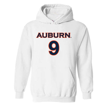 Auburn - NCAA Women's Soccer : Sydney Ritter - White Replica Shersey Hooded Sweatshirt