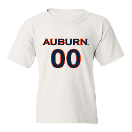 Auburn - NCAA Women's Soccer : Madison Prohaska - White Replica Shersey Youth T-Shirt