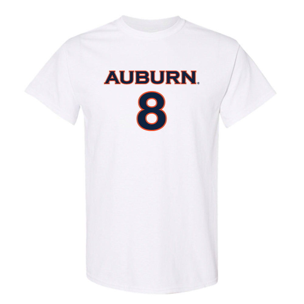 Auburn - NCAA Women's Soccer : Mallory Mooney - White Replica Shersey Short Sleeve T-Shirt